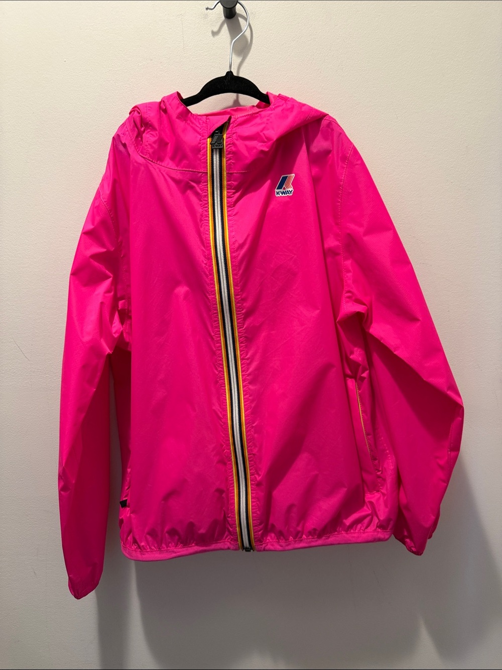 K-Way Le Vrai 3.0 Claude packable waterproof rain jacket in size 10 - Picture 2 of 12